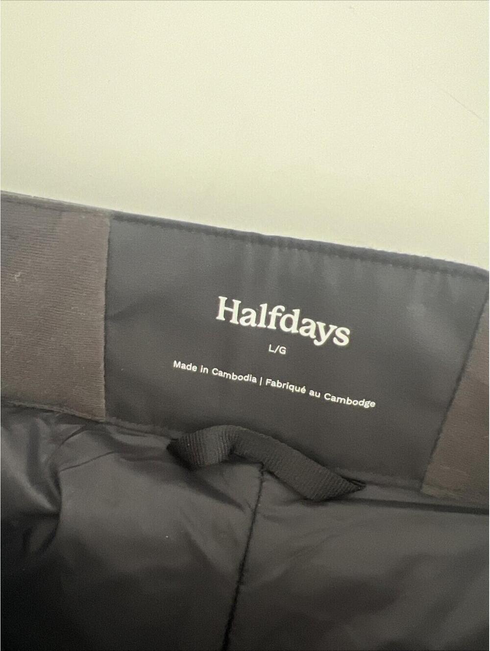 $295 Halfdays Alessandra Insulated High-Waisted Ski Pants Black Women's Size L - Picture 10 of 11